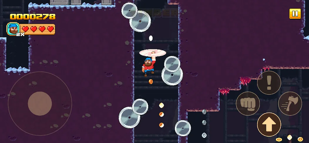 Timberman The Big Adventure (Тимбермен Большое Приключение) [МОД Меню] APK Android Screenshot 1