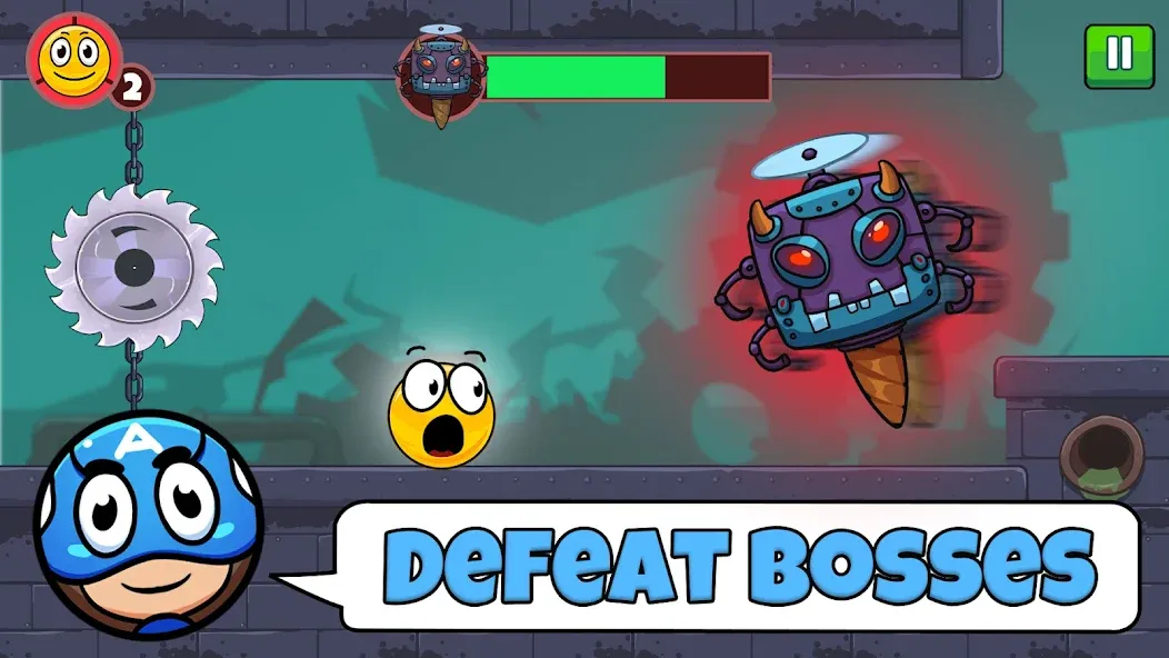 Red Ball Roller (Ред Болл Роллер) [МОД Меню] APK Android Screenshot 3