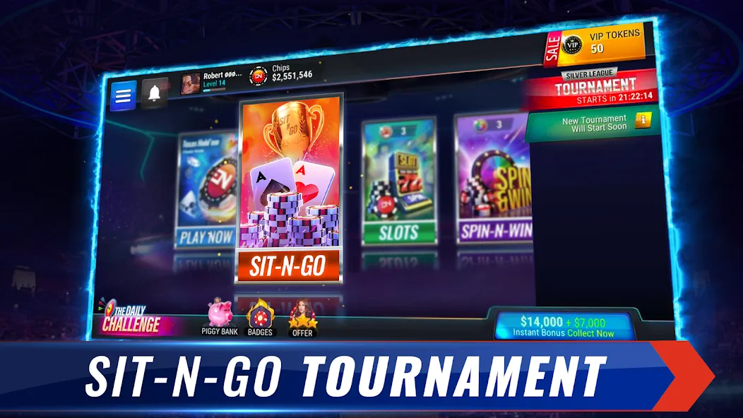 Poker Legends - Texas Hold'em (Покер Легенды) [МОД Меню] APK Android Screenshot 5