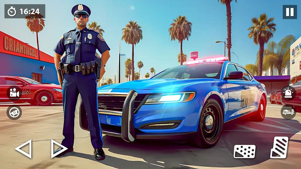US Police Car Transporter Game (Полицейский транспорт игры) [МОД Premium] APK Android Screenshot 1