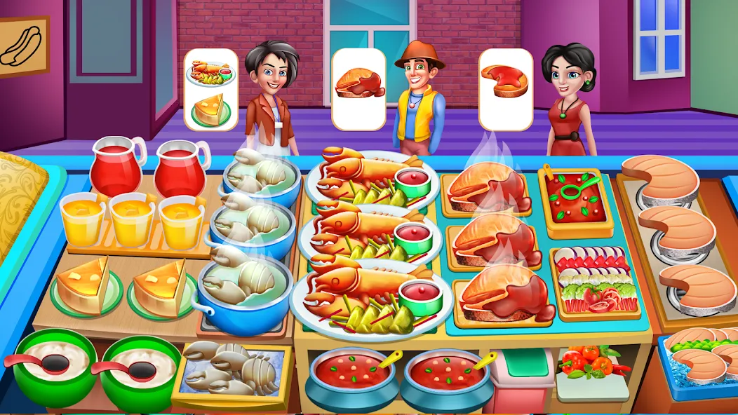 Cooking Food: Time Management [МОД Unlocked] APK Android Screenshot 4