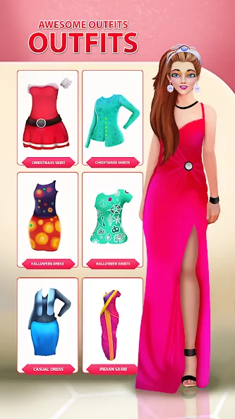 Girls Dress Up: Makeup Games [МОД Меню] APK Android Screenshot 4