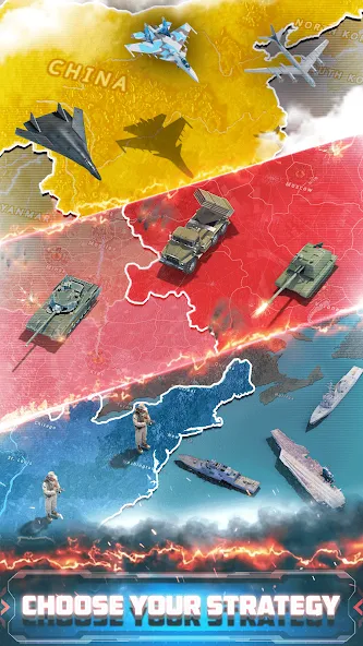 Conflict of Nations: WW3 (Конфликт нациией) [МОД Бесконечные монеты] APK Android Screenshot 4