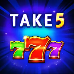 Take 5 Vegas Casino Slot Games (Тейк 5 Вегас Казино Слот игры) [МОД Бесконечные монеты] APK Android