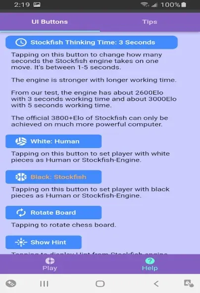 Chess With Stockfish 16 [МОД Меню] APK Android Screenshot 4