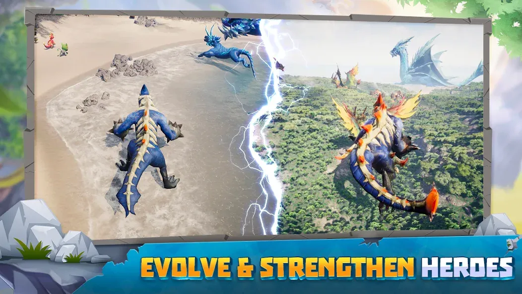 Summon Dragons (Саммон Драгонс) [МОД Mega Pack] APK Android Screenshot 1