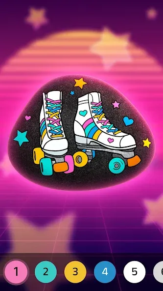 Rock Art - 3D Color by Number (Рок Арт) [МОД Бесконечные монеты] APK Android Screenshot 4