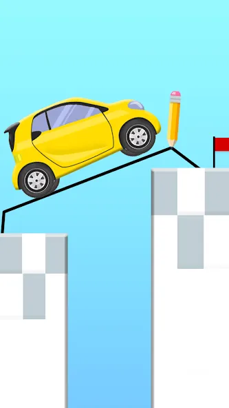 Draw 2 Bridge: Draw Save Car (Дроу 2 Бридж) [МОД Много денег] APK Android Screenshot 2