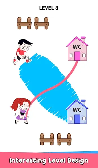 Toilet Rush Race: Draw Puzzle (Туалетная гонкаприпас) [МОД Много денег] APK Android Screenshot 3