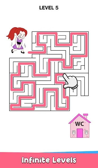 Toilet Rush Race: Draw Puzzle (Туалетная гонкаприпас) [МОД Много денег] APK Android Screenshot 5