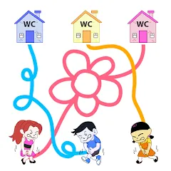 Toilet Rush Race: Draw Puzzle (Туалетная гонкаприпас) [МОД Много денег] APK Android