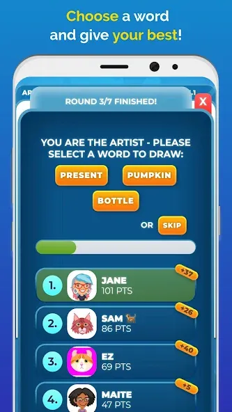 Drawize - Draw and Guess (Дравизе) [МОД Много денег] APK Android Screenshot 2