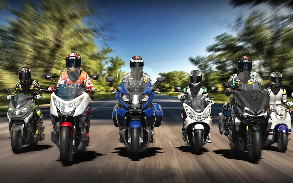 Real Moto Traffic (Реал Мото Трафик) [МОД Много денег] APK Android Screenshot 5