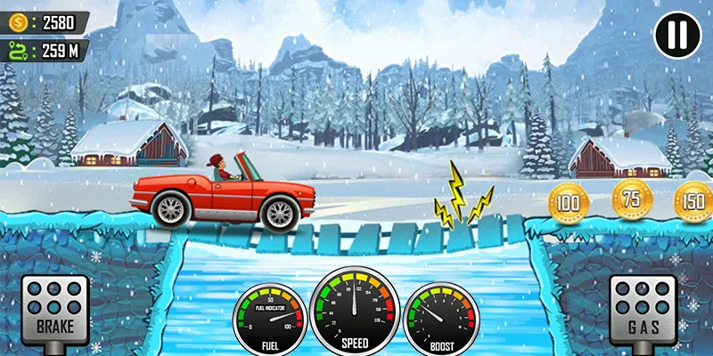 Racing the Hill [МОД Бесконечные монеты] APK Android Screenshot 2