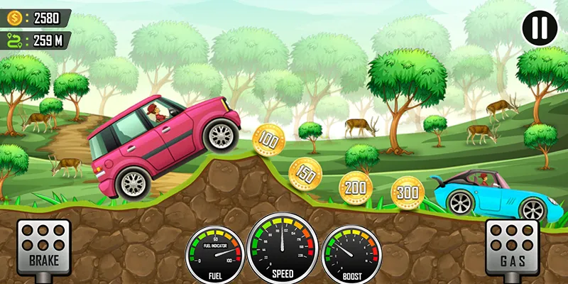 Racing the Hill [МОД Бесконечные монеты] APK Android Screenshot 3