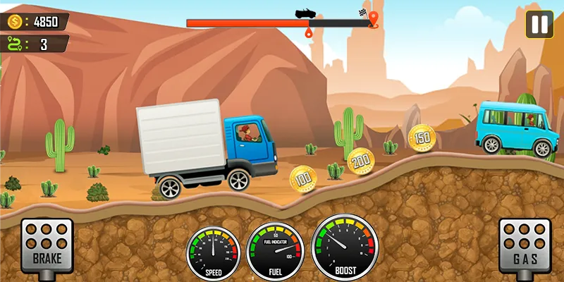 Racing the Hill [МОД Бесконечные монеты] APK Android Screenshot 4