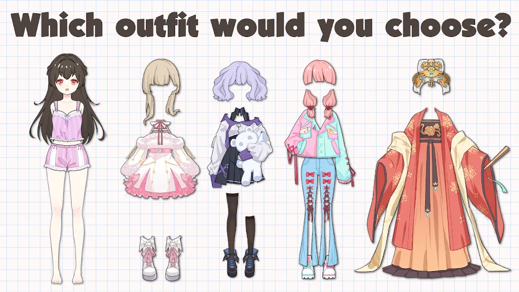 Vlinder Princess Dress up game [МОД Mega Pack] APK Android Screenshot 5