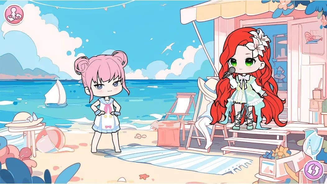 YOYO Doll School life Dress up (ЙОЙО Лайф ворлд) [МОД Меню] APK Android Screenshot 5