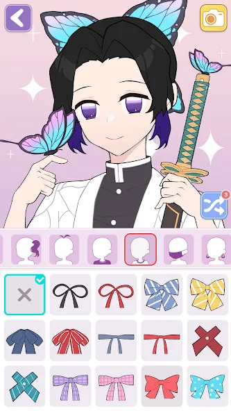Vlinder Avatar Maker: dress up [МОД Все открыто] APK Android Screenshot 4