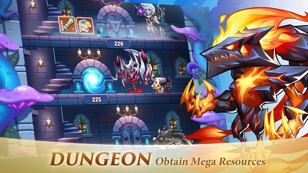 Idle Heroes (Айдел Хироес) [МОД Много денег] APK Android Screenshot 5