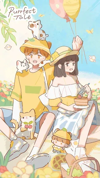 Purrfect Tale (Прфект Тэйл) [МОД Бесконечные монеты] APK Android Screenshot 1