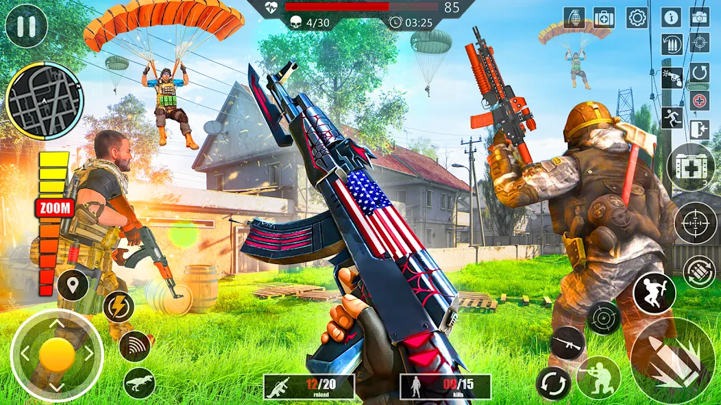 Elite Commando Shooting Games (Элитные игры стрельбы командос) [МОД Premium] APK Android Screenshot 2