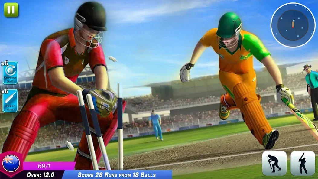World Cricket Games Offline [МОД Unlocked] APK Android Screenshot 4