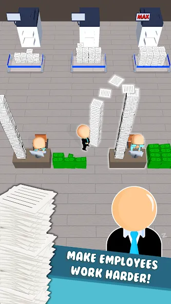 Office Fever (Офисная лихорадка) [МОД Много денег] APK Android Screenshot 1