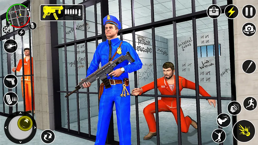 Grand Jailbreak Prison Escape (Гранд Побег из тюрьмы) [МОД Бесконечные монеты] APK Android Screenshot 5
