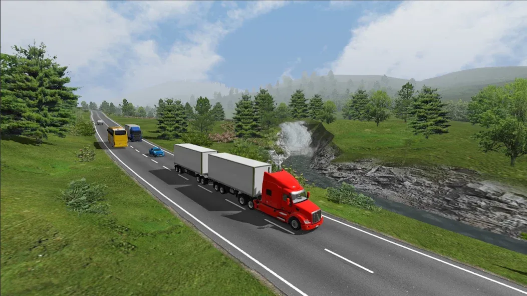 Universal Truck Simulator (Юниверсал Трак Симулятор) [МОД Все открыто] APK Android Screenshot 3