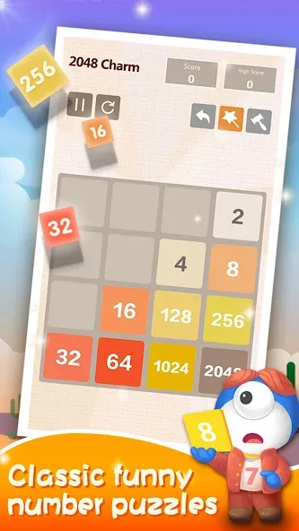 Number Charm: Slide Puzzle (Две тысячи сорок восемь) [МОД Premium] APK Android Screenshot 4