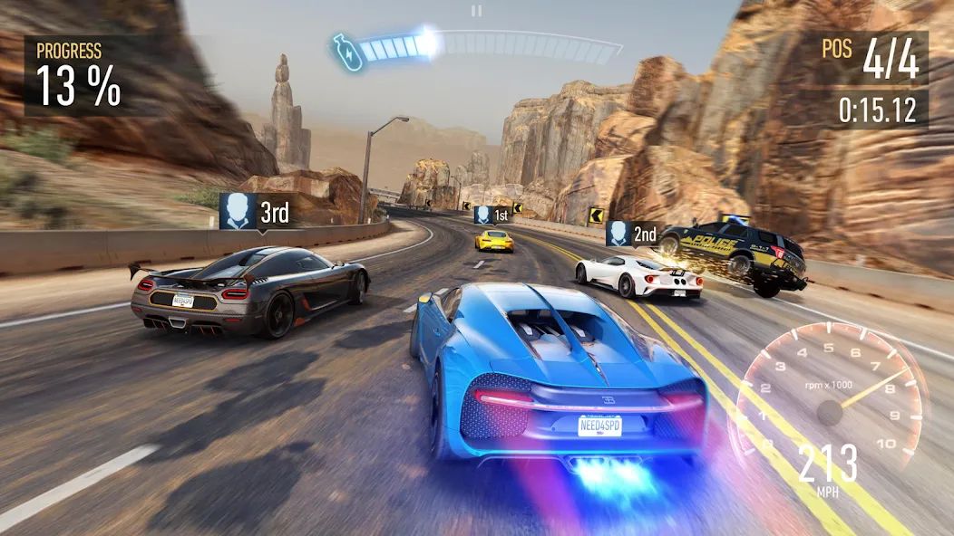 Need for Speed™ No Limits (Нид фор Спид) [МОД Mega Pack] APK Android Screenshot 2