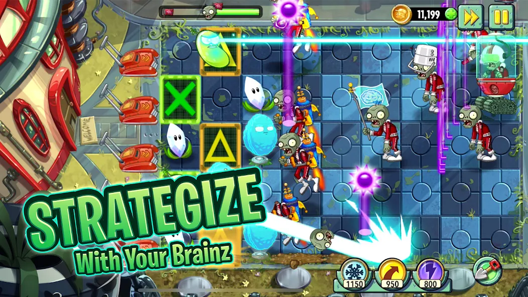 Plants vs Zombies™ 2 (Планты против Зомби 2) [МОД Premium] APK Android Screenshot 1