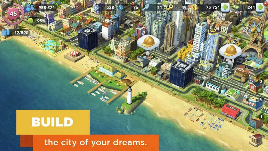 SimCity BuildIt (СимСити БилдИт) [МОД Premium] APK Android Screenshot 3
