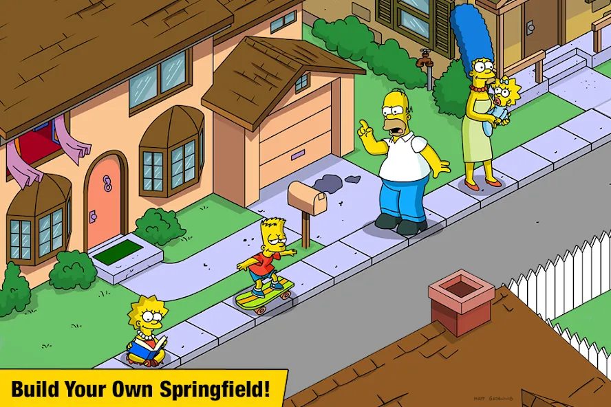 The Simpsons™:  Tapped Out (Зе Симпсонс) [МОД Бесконечные монеты] APK Android Screenshot 1