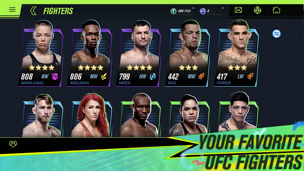 EA SPORTS™ UFC® Mobile 2 (ИА СПОРТС УФЦ 2) [МОД Много денег] APK Android Screenshot 2