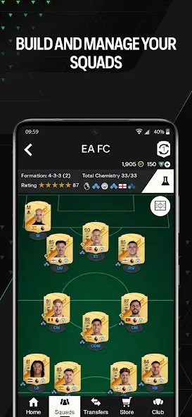 EA SPORTS FC™ 24 Companion (ИЭ СПОРТС ФИФА 23 Компаньон) [МОД Premium] APK Android Screenshot 3