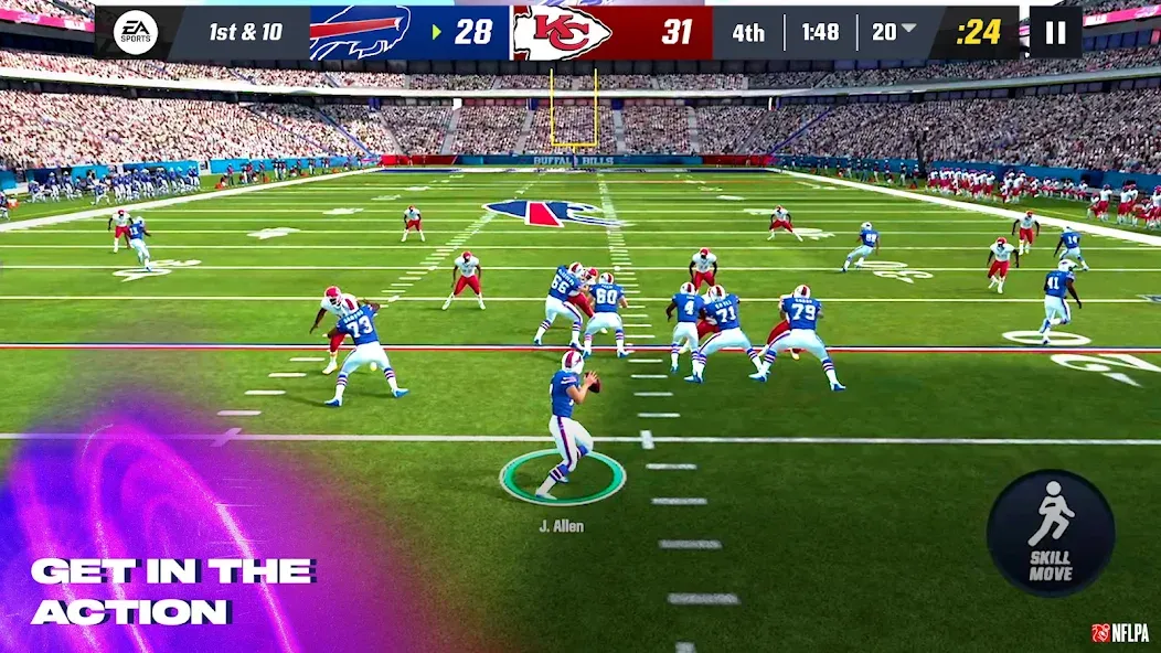 Madden NFL 24 Mobile Football (Мэдден НФЛ 23 Мобильный Футбол) [МОД Много денег] APK Android Screenshot 1
