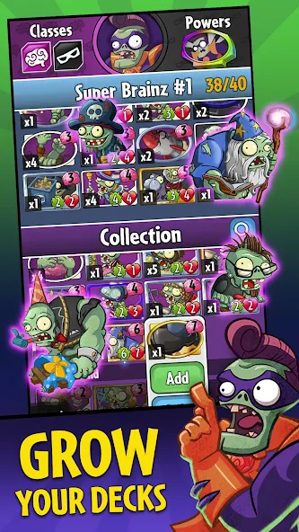 Plants vs. Zombies™ Heroes [МОД Много денег] APK Android Screenshot 2