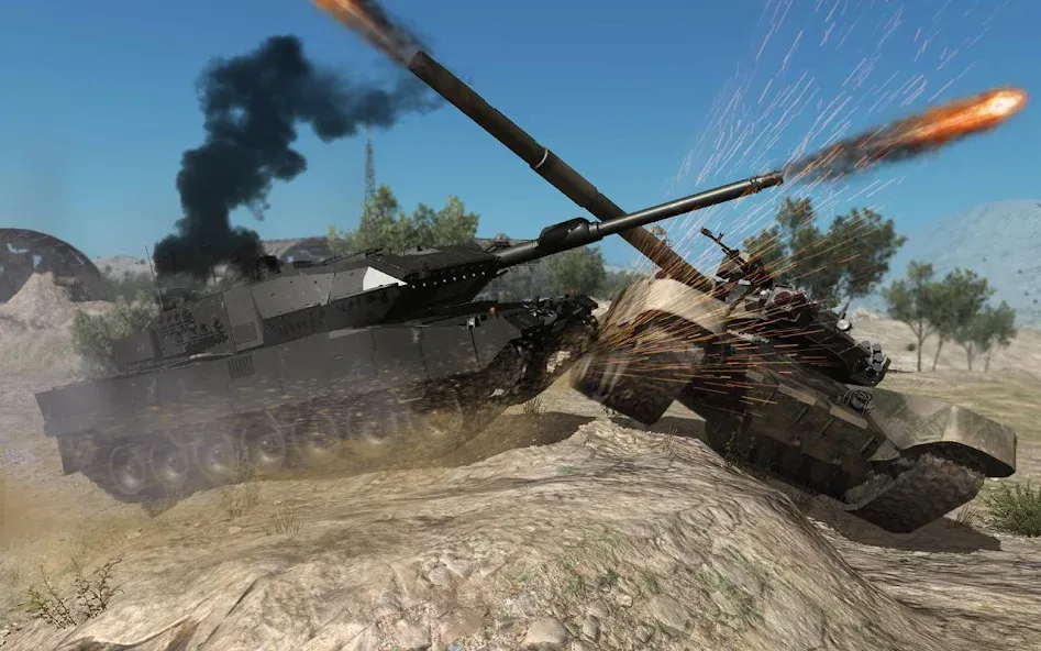 Real Tank Battle : War Machine (Реальное танковое сражение) [МОД Много денег] APK Android Screenshot 1