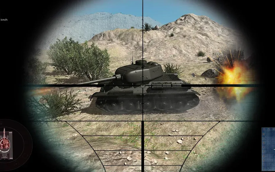 Real Tank Battle : War Machine (Реальное танковое сражение) [МОД Много денег] APK Android Screenshot 2