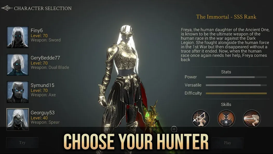 Demon Hunter: Premium (Демон Хантер) [МОД Все открыто] APK Android Screenshot 2