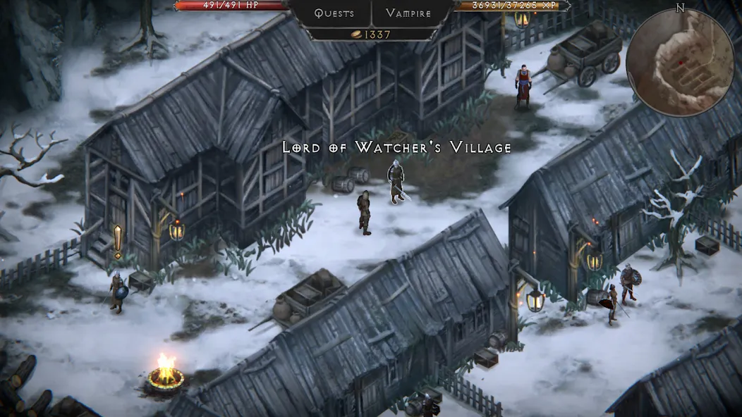 Vampire's Fall: Origins RPG [МОД Бесконечные монеты] APK Android Screenshot 4