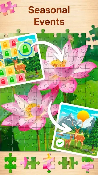 Jigsaw Puzzles - Puzzle Games [МОД Unlocked] APK Android Screenshot 4