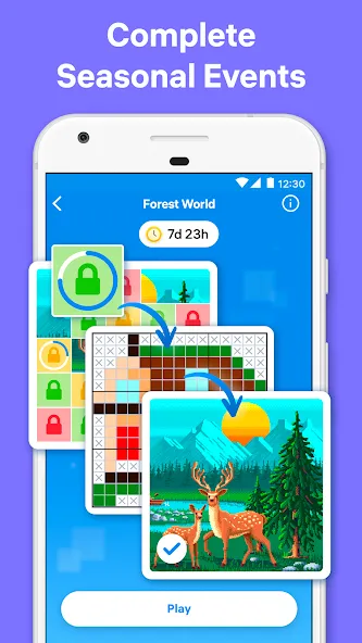 Nonogram Color - Logic Puzzle [МОД Premium] APK Android Screenshot 3