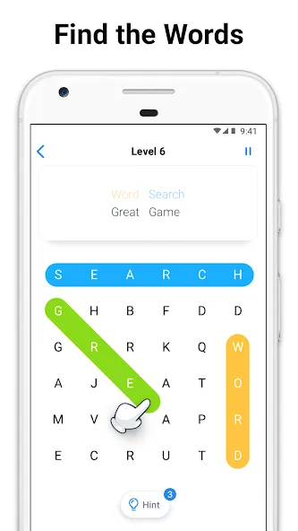 Word Search - crossword puzzle (Уорд Срч) [МОД Все открыто] APK Android Screenshot 1