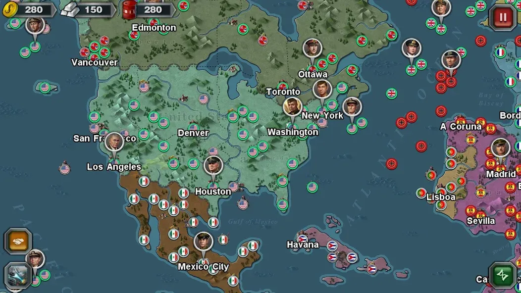 World Conqueror 3-WW2 Strategy (Ворлд Конкерор 3) [МОД Меню] APK Android Screenshot 2
