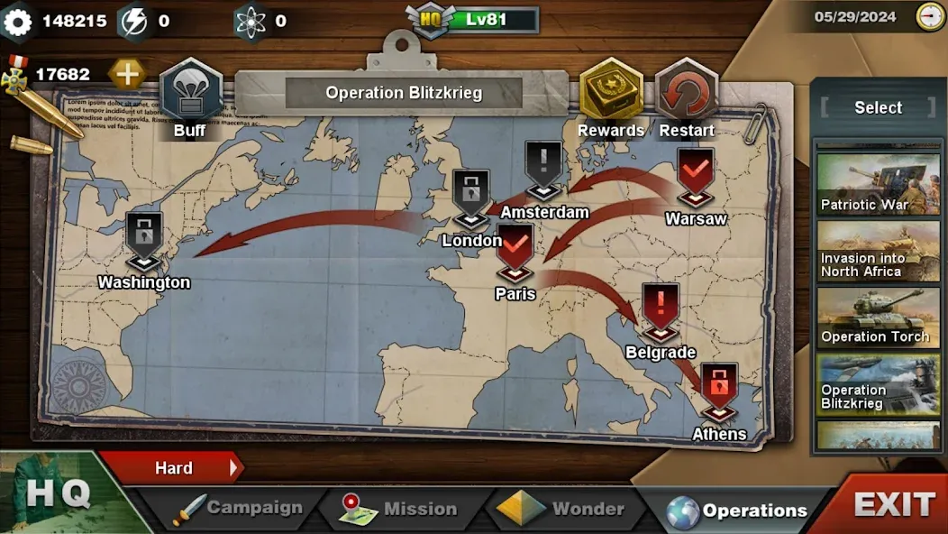 World Conqueror 3-WW2 Strategy (Ворлд Конкерор 3) [МОД Меню] APK Android Screenshot 4