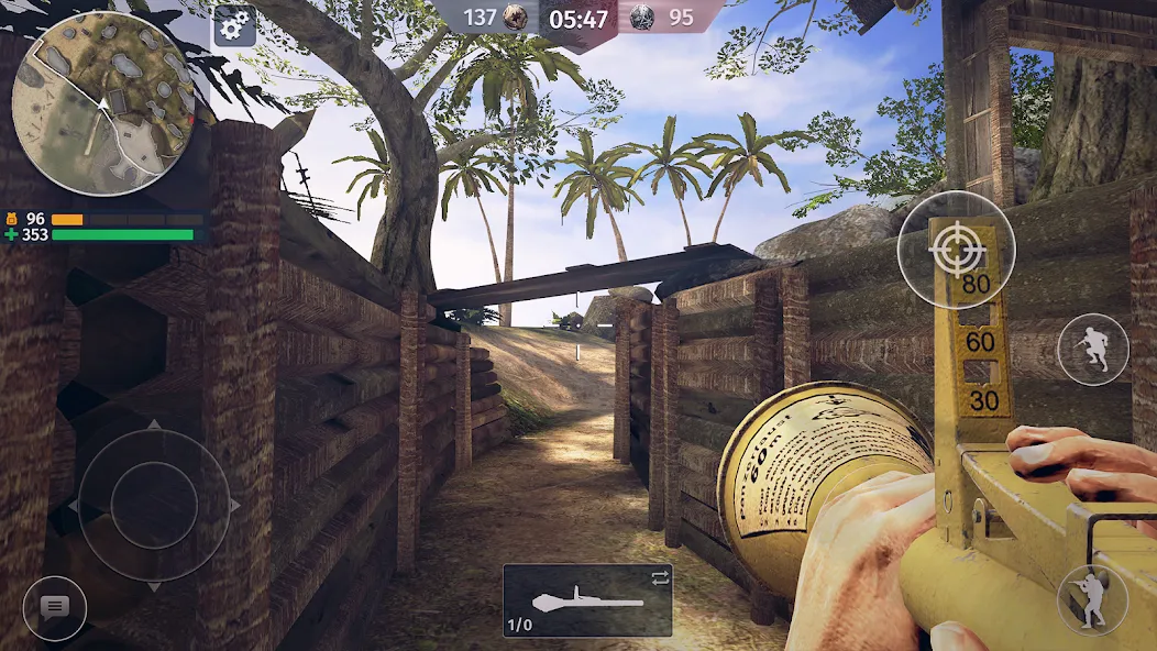 World War 2: Shooting Games (Вторая мировая война) [МОД Unlocked] APK Android Screenshot 4