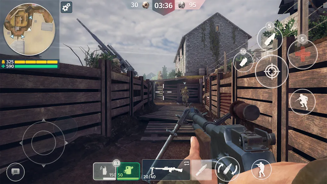 World War 2: Shooting Games (Вторая мировая война) [МОД Unlocked] APK Android Screenshot 5